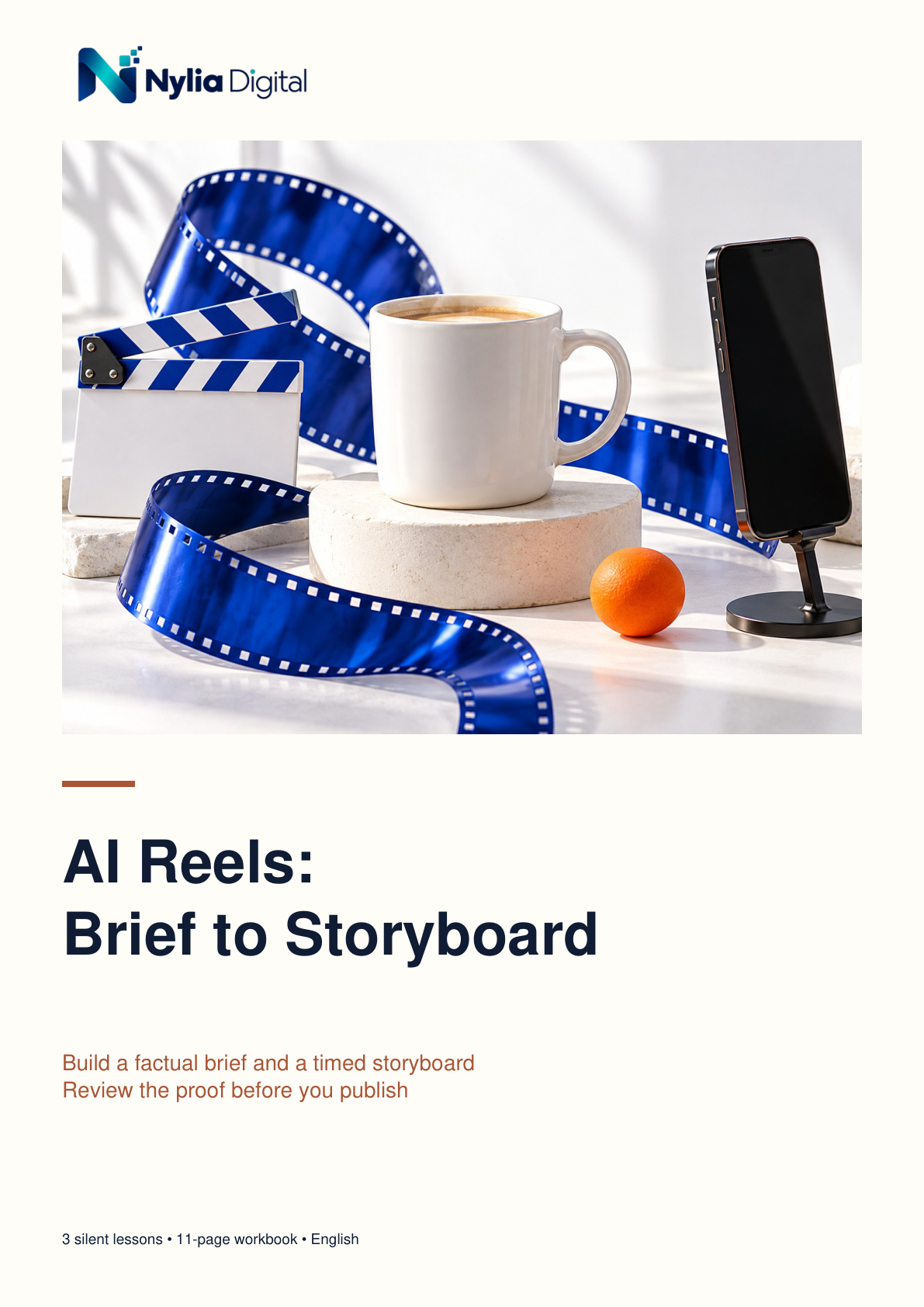 AI Reels: Brief to Storyboard — actual Nylia Digital cover