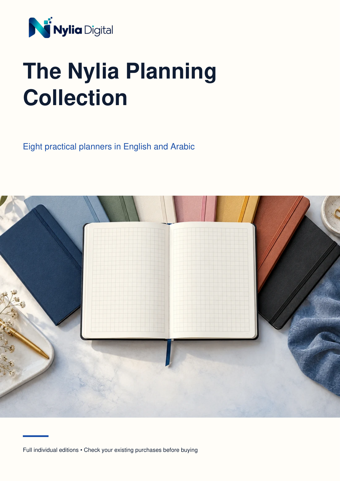 The Nylia Planning Collection — actual Nylia Digital cover