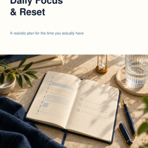 Daily Focus & Reset — actual Nylia Digital cover